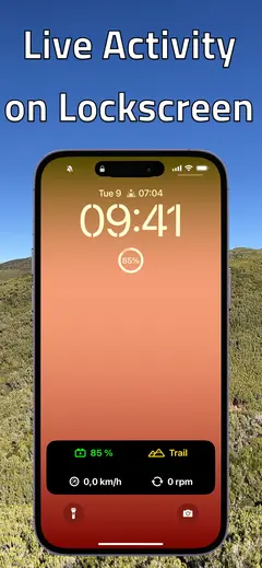 Live Activity on the Lock Screen during a ride