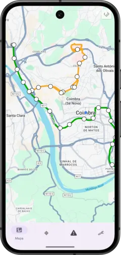 Trip planner with origin and destination