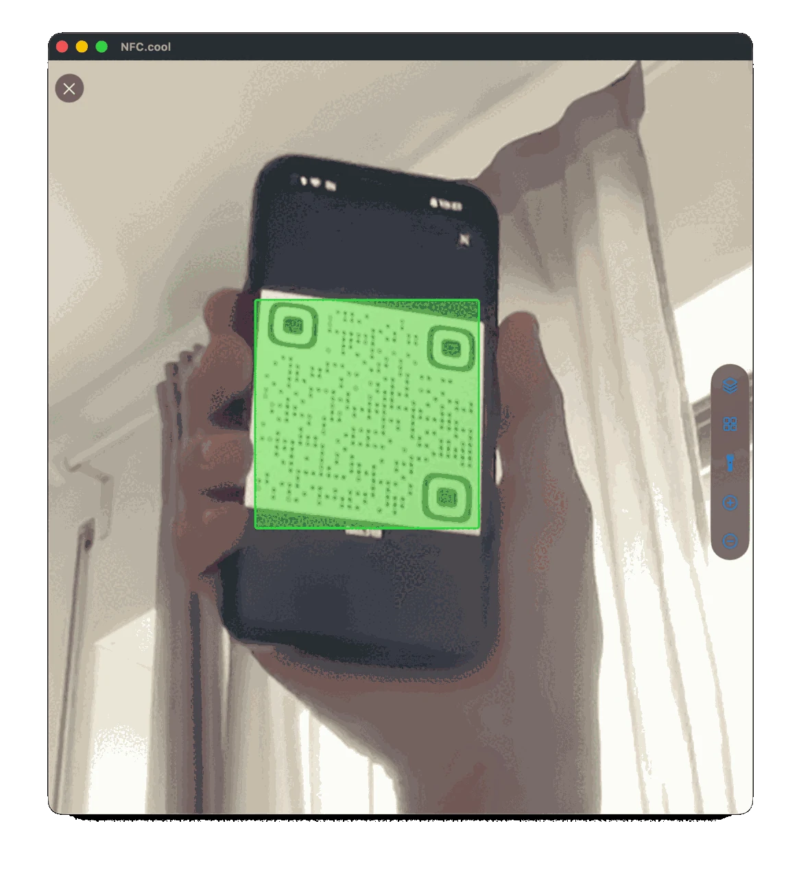 QR Code scanning with Mac camera