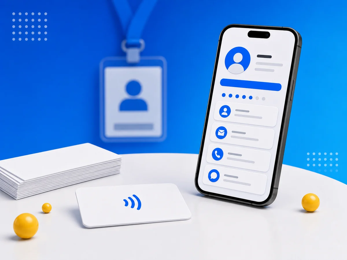 Konferenz-Networking ersetzt Papierkarten durch digitale NFC-Visitenkarten