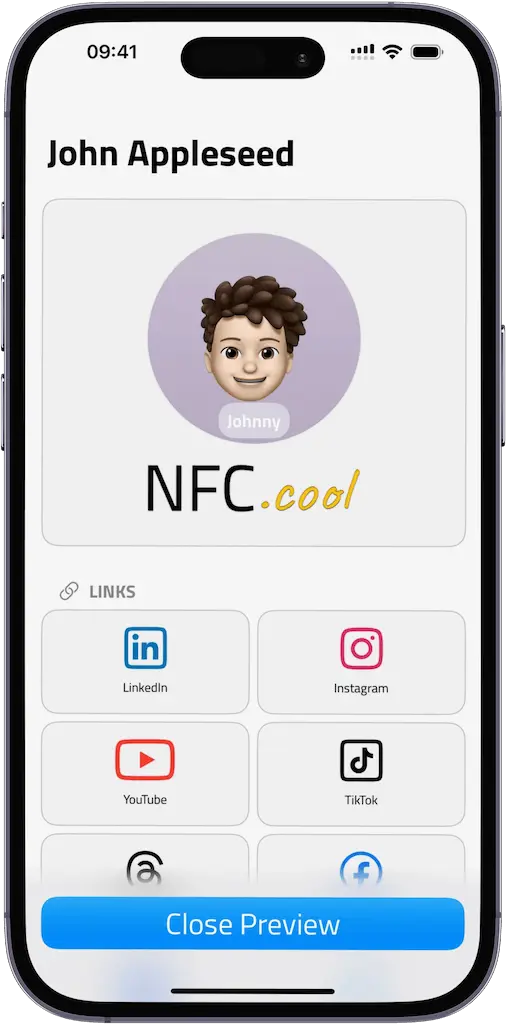 NFC.cool Business Card