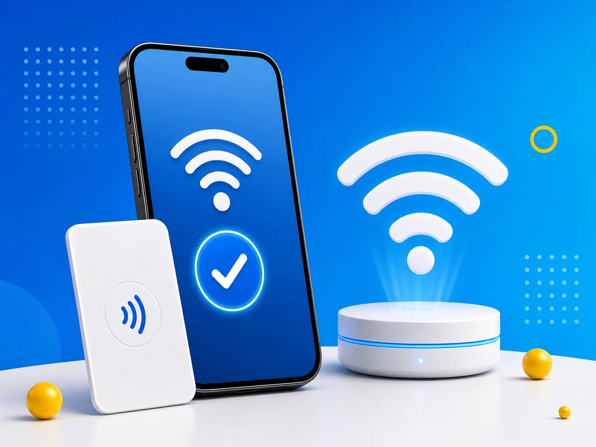 iPhone joining Wi-Fi from an NFC tag